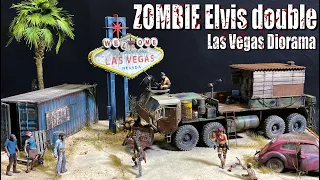 Las Vegas ZOMBIE Elvis double Diorama scale 1:35