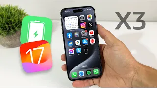 Ajustes Que DEBES CAMBIAR en iOS 17 para que la BATERÍA DURE EL TRIPLE!  🔋⚡️