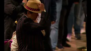 Member of The Royal Gurkha Rifles salutes Her Majesty Queen Elizabeth II for the last time