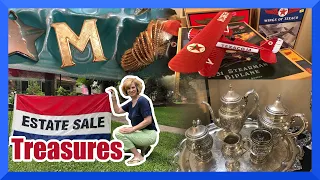 Small, but mighty estate sale! Mid-century dream and the most exquisite Sterling tea sets!