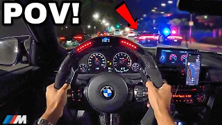 You Drive A Straight Piped BMW M4 F82 To ILLEGAL SUPERCAR MEET [LOUD EXHAUST POV]