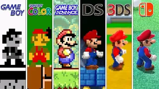 Super Mario - GB vs GBC vs GBA vs DS vs 3DS vs Switch (Handheld Consoles Comparison)
