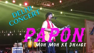 Papon Delhi Performance | Moh Moh Ke Dhaage | Papon Live Concert | Red Fort Festival | Buchi Vlog