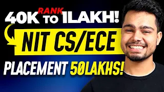 NIT Computer Science at 8 Lakh rank! 🚀| 10 NITs at Lower ranks 🌟