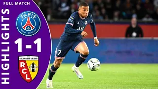 PSG vs Lens 1-1 Extended Highlights All Goals | Ligue 1 Uber Eats - 2021/2022