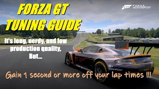 Forza GT Spec Series Tuning Guide