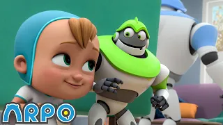 🙈 Las escondidas de OPRAH 🙈 🤖 El Robot ARPO y el bebé 👶 Caricaturas y dibujos animados para niños