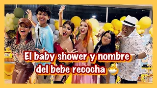 EL BABY SHOWER DEL BEBÉ RECOCHA Y SU NOMBRE 👶🏻🥰// FAMILIA RECOCHA