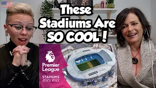 American Couple Reacts: English Premier League Football Stadiums! FIRST TIME REACTION! *WOW*