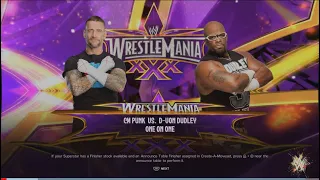 WWE 2K24 CM Punk Vs D Von Dudley