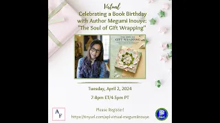 Celebrating a Book Birthday with Author Megumi Inouye: "The Soul of Gift Wrapping"