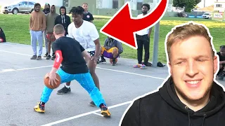 1V1 BASKETBALL | Professor vs 6'4" Trash Talker | Jack Reacts