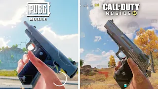 Call of Duty Mobile vs. Pubg Mobile - Weapon sound & Animation Comparison
