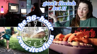 ☀️ The 36-hour (Re)writeathon 🌒 | a Weekend Relay writing vlog!