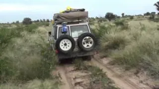 Driving through Central Kalahari video