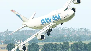 Pilot Lost Control Of The B747 Aircraft During Landing [XP11]