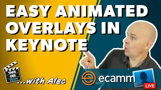 How to Create Animated overlays for Ecamm Live (or OBS) using Keynote.