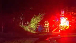 Fire destroys home in far SW Bexar County; 1 person detained, BCSO says