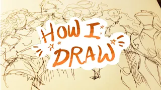 ⭐️ draw with me: character designs and body shapes !