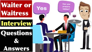 Waiter or Waitress Interview Questions & Answers | Top 20 Waiter or Waitress Job Interview | RPS