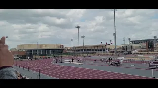 Alyssa Nolan, Tomball HS 4x100 MR (anchor leg, lane 4), 2022 Texas A&M Bluebonnet Invitational