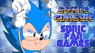 Sonic Classic - MUITAS REFERÊNCIAS E MUITA ÁGUA | Sonic Fan Games #79