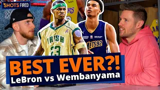 BESSER ALS LEBRON?! | Wembanyama vs High School LBJ | SHOTS FIRED | C-Bas vs KobeBjoern