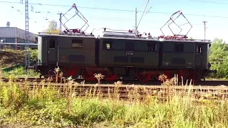 E 77 10 in langsamer Vorbeifahrt @ Dampflokfest Dresden / old german electric loco