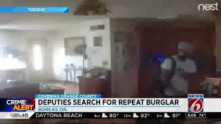 Deputies search for repeat burglar in Orange County