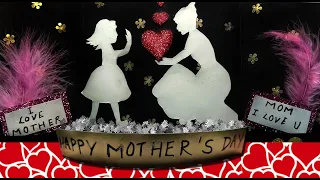 Happy Mothers Day Card l DIY Easy Handmade Mother's Day Card l Mother's Day Easy Greeting Card