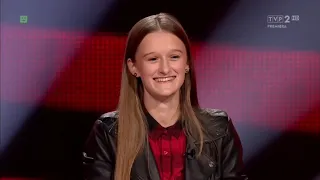 Eliza Gąsiorowska - The Voice Kids ,,Przesłuchania w  ciemno "