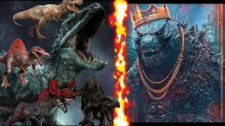 Godzilla Vs All Dinosaurs (I Rex, Ultimasaurus, Indoraptor, T rex and Other Dinosaurs)