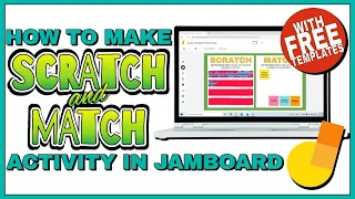 How to create SCRATCH AND MATCH ONLINE ACTIVITY in Google Jamboard