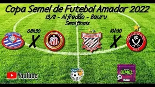 Ao Vivo - Copa Semel - Semifinais - 100% Gasparini x Parquinho / Comercial x Complexo Mary Dota