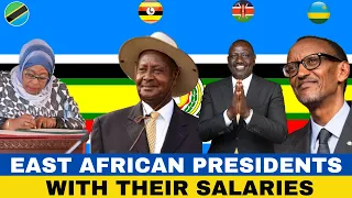 East African Presidents With their Salaries | Kenya vs Tanzania vs Uganda vs Rwanda vs Somalia