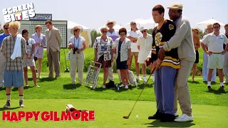 Carl Weathers Takes Happy To His First Golf Competition | Happy Gilmore (1996) | Screen Bites