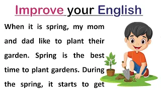 The Spring Season | Learning English Speaking | Level 2 | Listen and Practice | #14