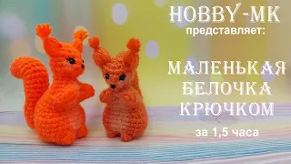 Маленькая белочка крючком за полтора часа (МК для начинающих)