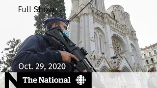 CBC News: The National | Deadly knife attack at French church | Oct. 29, 2020