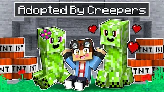 Adopted by Creepers In Minecraft!