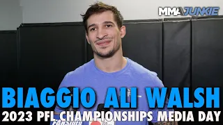 Biaggio Ali Walsh Talks Upcoming Matchup, Potentially Going Pro with Win | 2023 PFL Championships