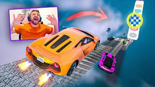 MEGA RAMPA PERO NO PODEMOS TERMINARLA POR CULPA DE UN RETO - GTA 5 ONLINE