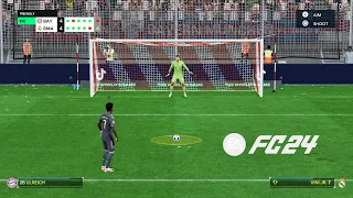 EA Sports FC 24 - Bayern Munich Vs Real Madrid PENALTY SHOOTOUT (PS5)