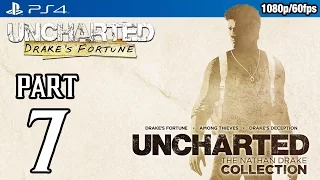 Uncharted: Drake's Fortune (PS4) Walkthrough PART 7 @ 1080p (60fps) HD ✔ No Commentary Gameplay
