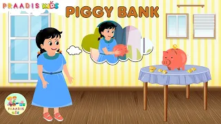 🐷Piggy Bank Song | 💰Save Money Everyday! | Saving Coins | Good Habit Songs for Kids | Praadis Kids