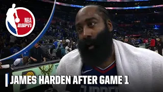 James Harden calls the Clippers' effort UNBELIEVABLE in Game 1 win vs. the Mavericks 👏 | NBA on ESPN