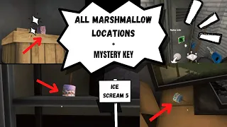 ICE SCREAM 5 ALL MARSHMALLOW LOCATIONS + MYSTERY KEY | TERMINATOR LITE