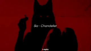 Chandelier - sia (sped up + reverb) / lyrics