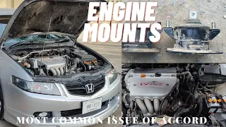 Changing Engine Mounts of my Accord | Most common issue of Accord | Known fault of CL Accord
