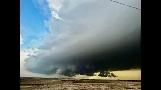 4/19/23 Iowa chase dashcam 20x time lapse